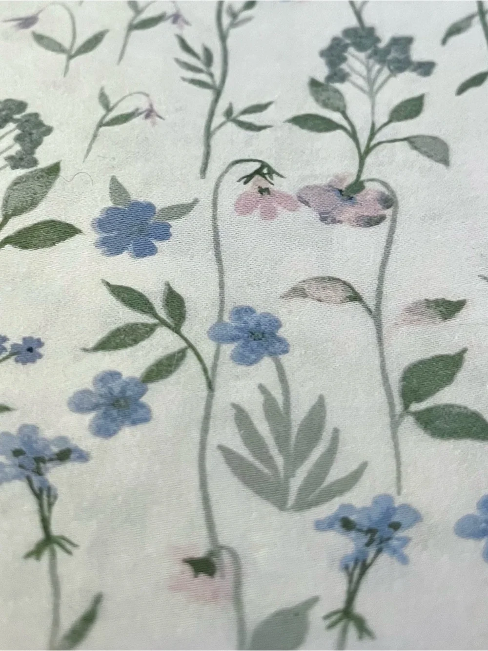 Shabby Chic 100% Cotton Floral Top Sheet, Full